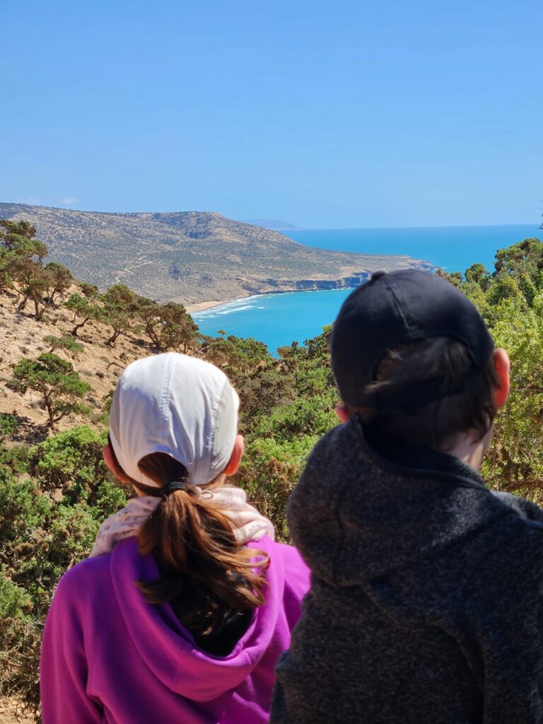 Surf Trek Morocco sustainable travel view from bivouac